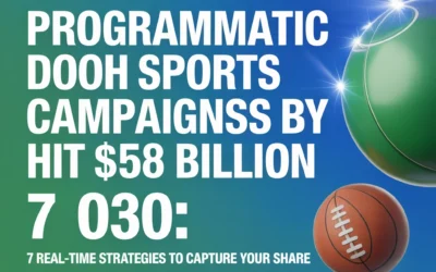 Programmatic DOOH Sports Campaigns Hit $58 Billion by 2030: 7 Real-Time Strategies to Capture Your Share