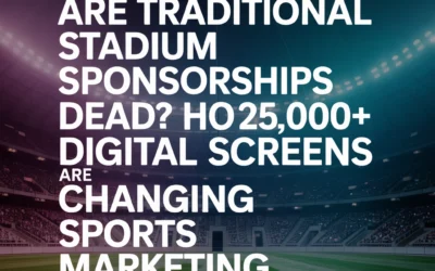 Are Traditional Stadium Sponsorships Dead? How 25,000+ Digital Screens Are Changing Sports Marketing