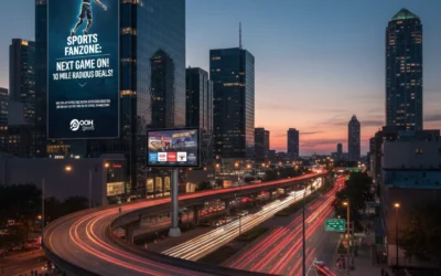 Why 90% of Sports Fans Take Action After Seeing DOOH Ads (And How to Capture Them in the Critical 10-Mile Zone)