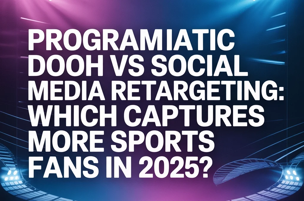 Programmatic DOOH vs Social Media Retargeting: Which Captures More Sports Fans in 2025?