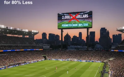 Are $2M Stadium Sponsorships Dead? How Smart Brands Scale with Perimeter DOOH for 80% Less
