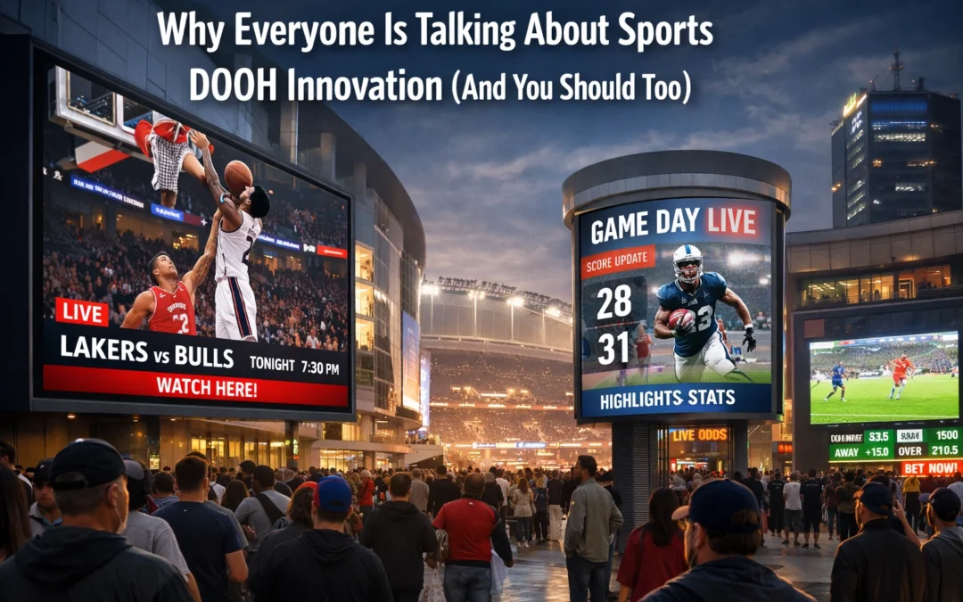 Why Everyone Is Talking About Sports DOOH Innovation (And You Should Too)