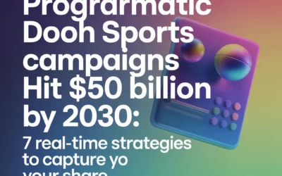 Programmatic DOOH Sports Campaigns Hit $50 Billion by 2030: 7 Real-Time Strategies to Capture Your Share