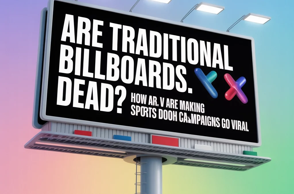 Are Traditional Billboards Dead? How AR and VR Are Making Sports DOOH Campaigns Go Viral