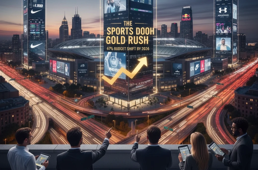 The Sports DOOH Gold Rush: Why 67% of Media Planners Are Shifting Budgets by 2026