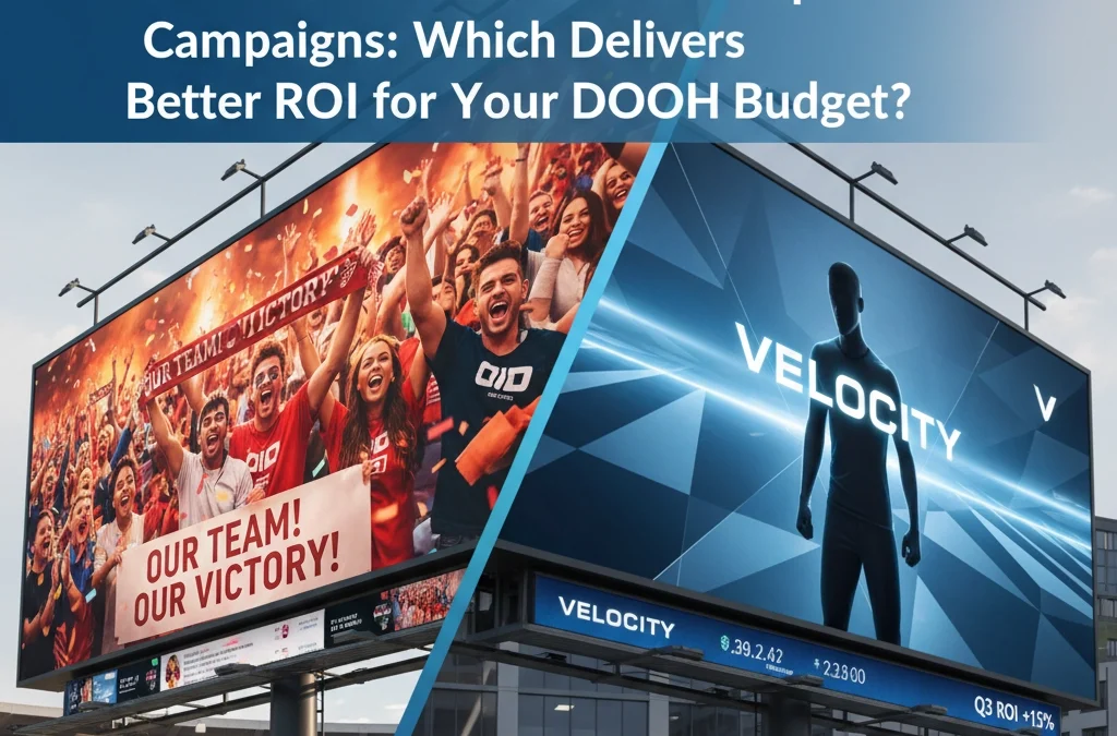 Fan-Centric vs. Brand-Centric Sports Campaigns: Which Delivers Better ROI for Your DOOH Budget?