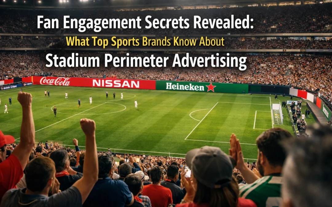 Fan Engagement Secrets Revealed: What Top Sports Brands Know About Stadium Perimeter Advertising