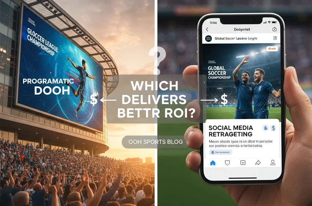 Programmatic DOOH vs. Social Media Retargeting: Which Delivers Better ROI for Your Sports Campaign?