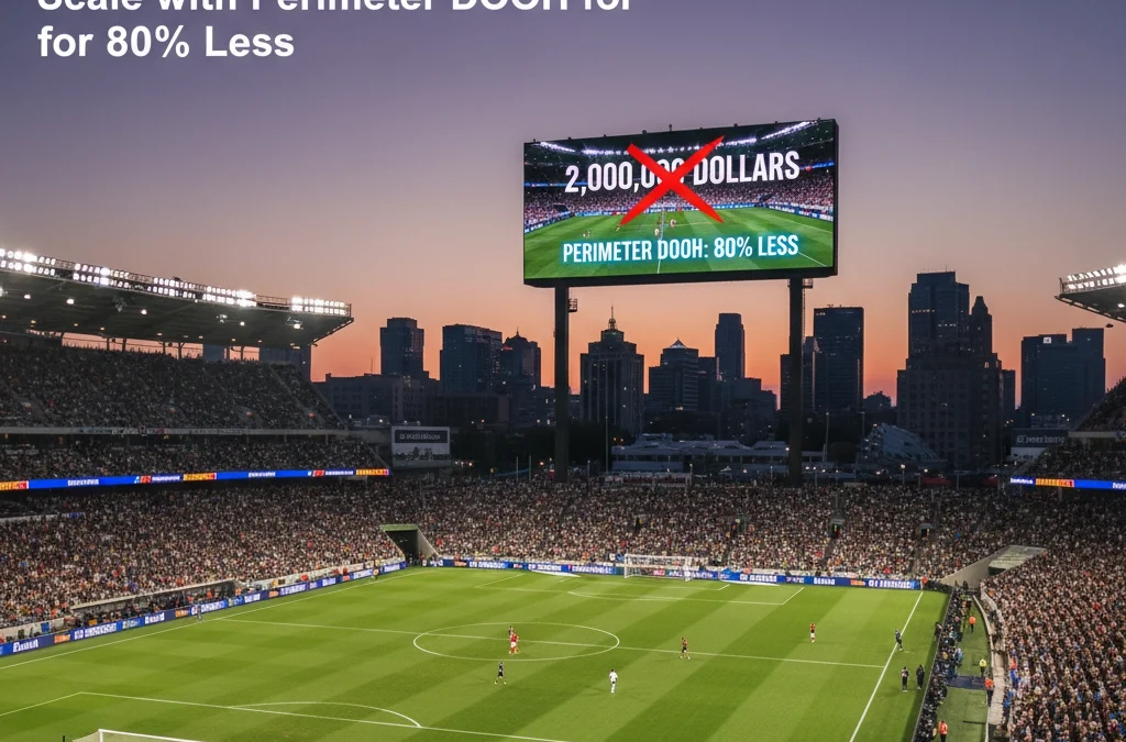 Are $2M Stadium Sponsorships Dead? How Smart Brands Scale with Perimeter DOOH for 80% Less