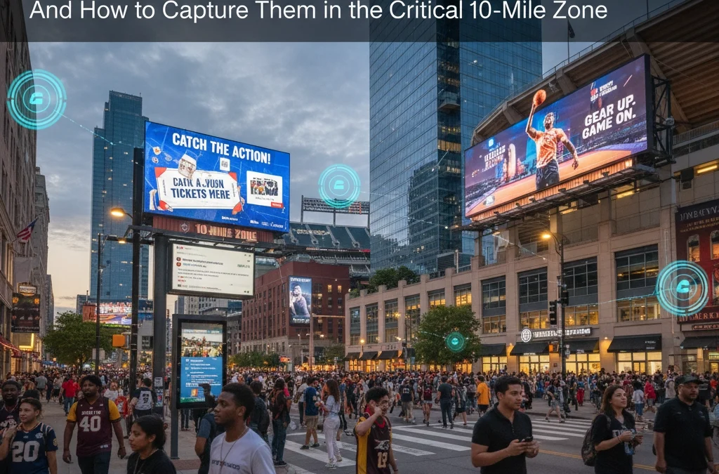 Why 90% of Sports Fans Take Action After Seeing DOOH Ads (And How to Capture Them in the Critical 10-Mile Zone)