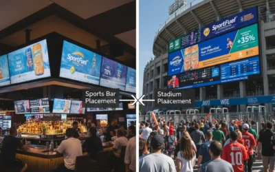 Sports Bars vs Stadium Gates: Which DOOH Placement Delivers Better ROI for Your Brand in 2025?