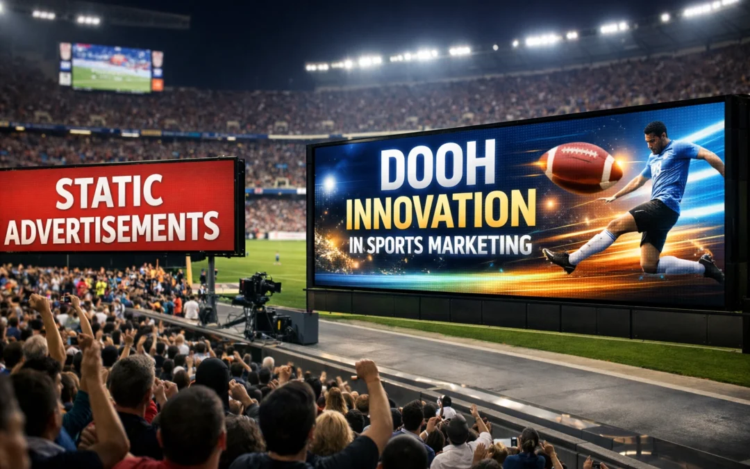 Are Static Stadium Ads Dead? How DOOH Innovation Is Revolutionizing Sports Marketing