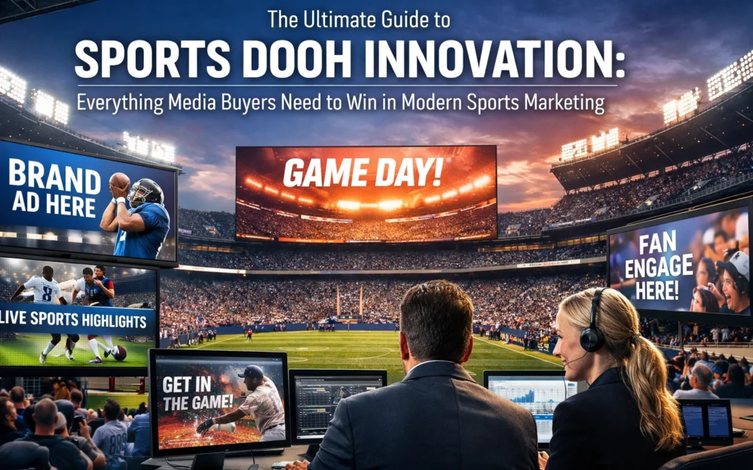 The Ultimate Guide to Sports DOOH Innovation: Everything Media Buyers Need to Win in Modern Sports Marketing