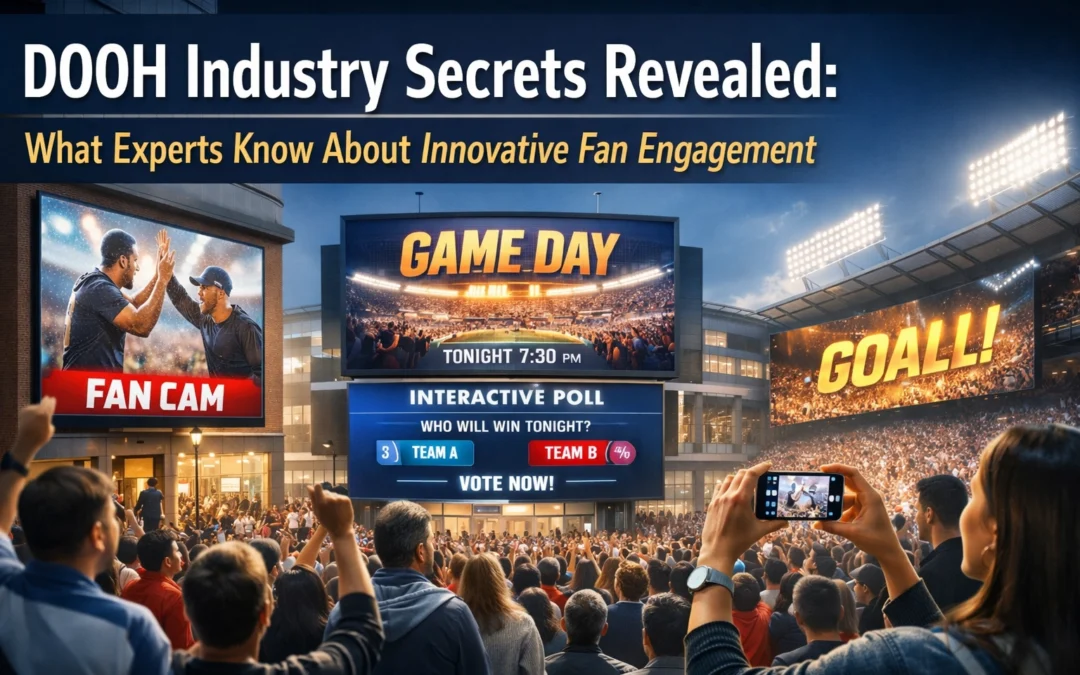 DOOH Industry Secrets Revealed: What Experts Know About Innovative Fan Engagement