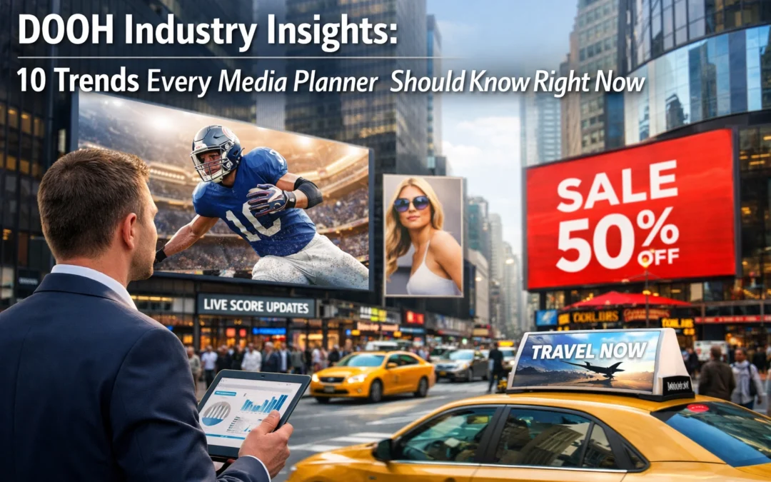 DOOH Industry Insights: 10 Trends Every Media Planner Should Know Right Now