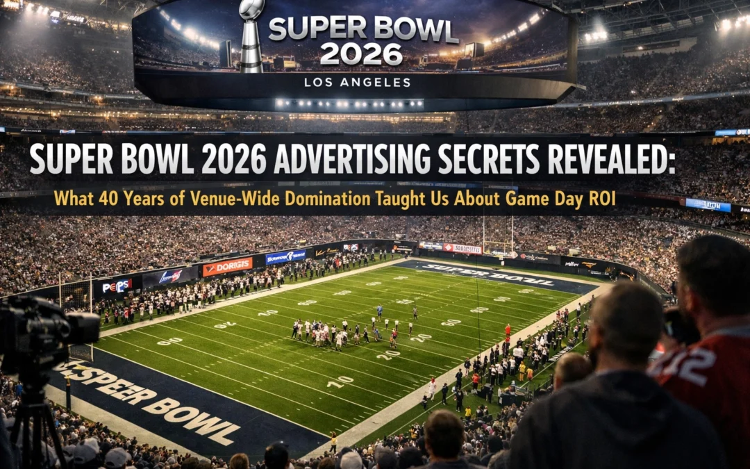 Super Bowl 2026 Advertising Secrets Revealed: What 40 Years of Venue-Wide Domination Taught Us About Game Day ROI