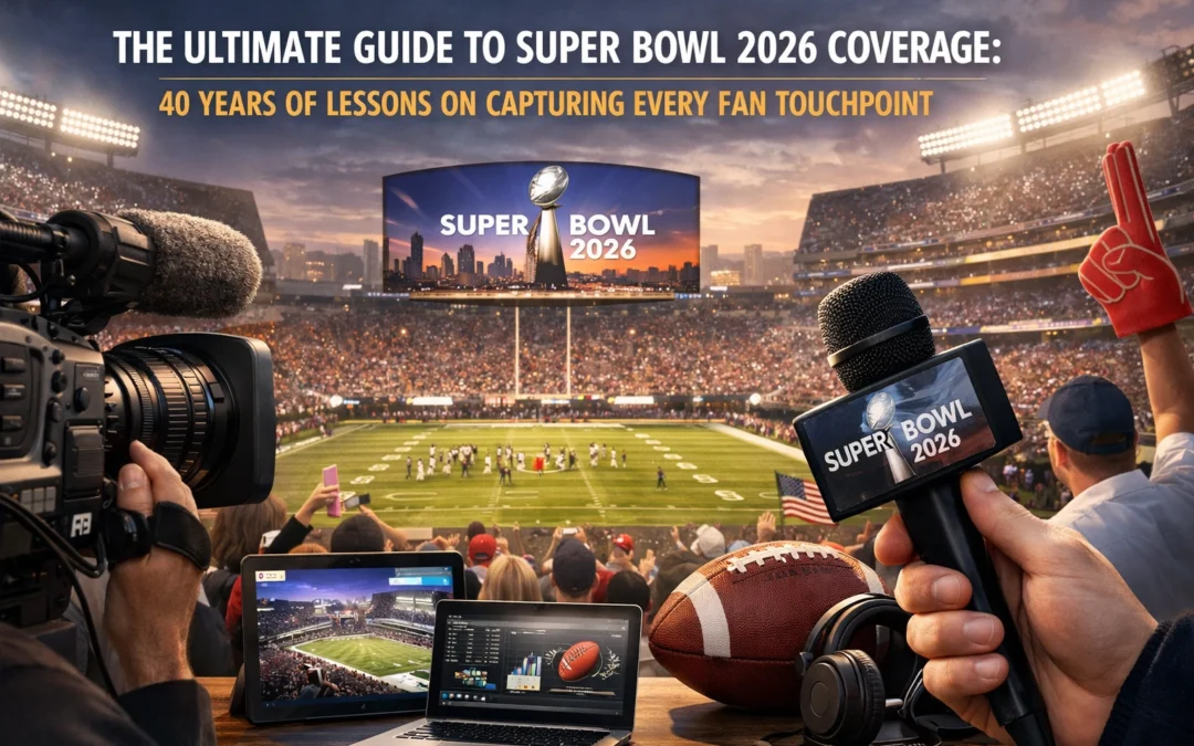 The Ultimate Guide to Super Bowl 2026 Coverage: 40 Years of Lessons on Capturing Every Fan Touchpoint