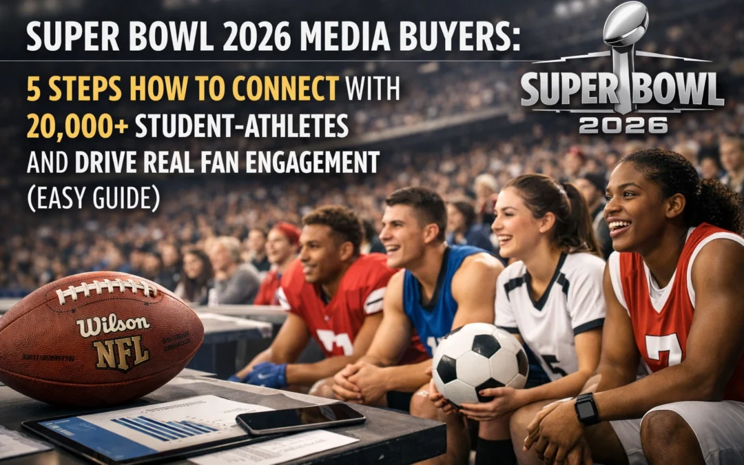 Super Bowl 2026 Media Buyers: 5 Steps How to Connect with 20,000+ Student-Athletes and Drive Real Fan Engagement (Easy Guide)