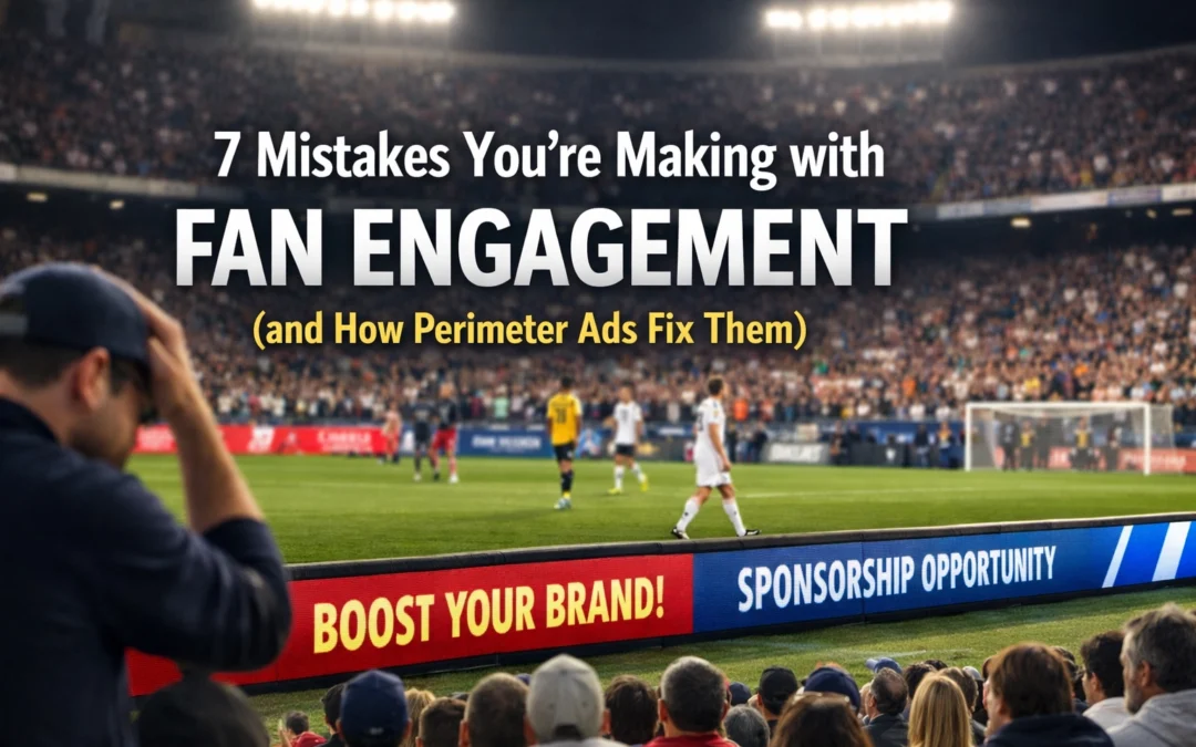 7 Mistakes You’re Making with Fan Engagement (and How Perimeter Ads Fix Them)