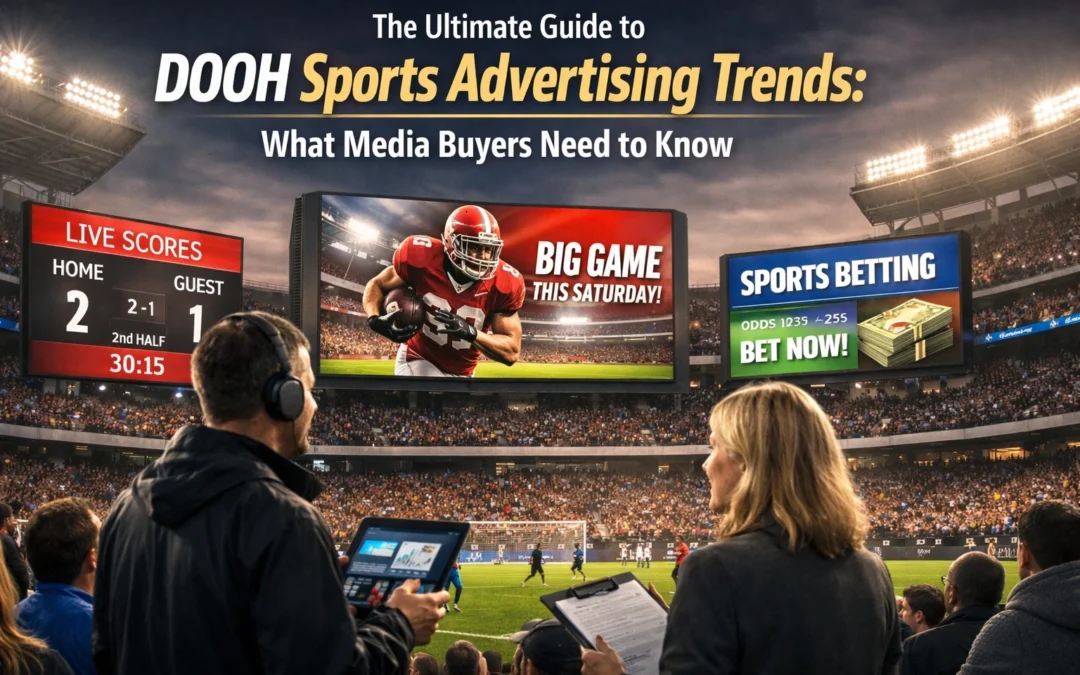 The Ultimate Guide to DOOH Sports Advertising Trends: What Media Buyers Need to Know