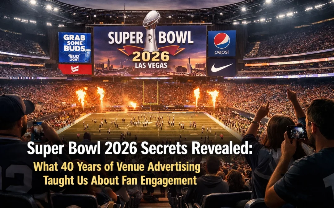 Super Bowl 2026 Secrets Revealed: What 40 Years of Venue Advertising Taught Us About Fan Engagement