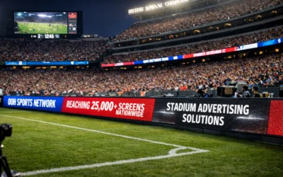 OOH Sports Network Expansion: How 25,000+ Digital Screens Are Revolutionizing Stadium Perimeter Advertising for Media Buyers