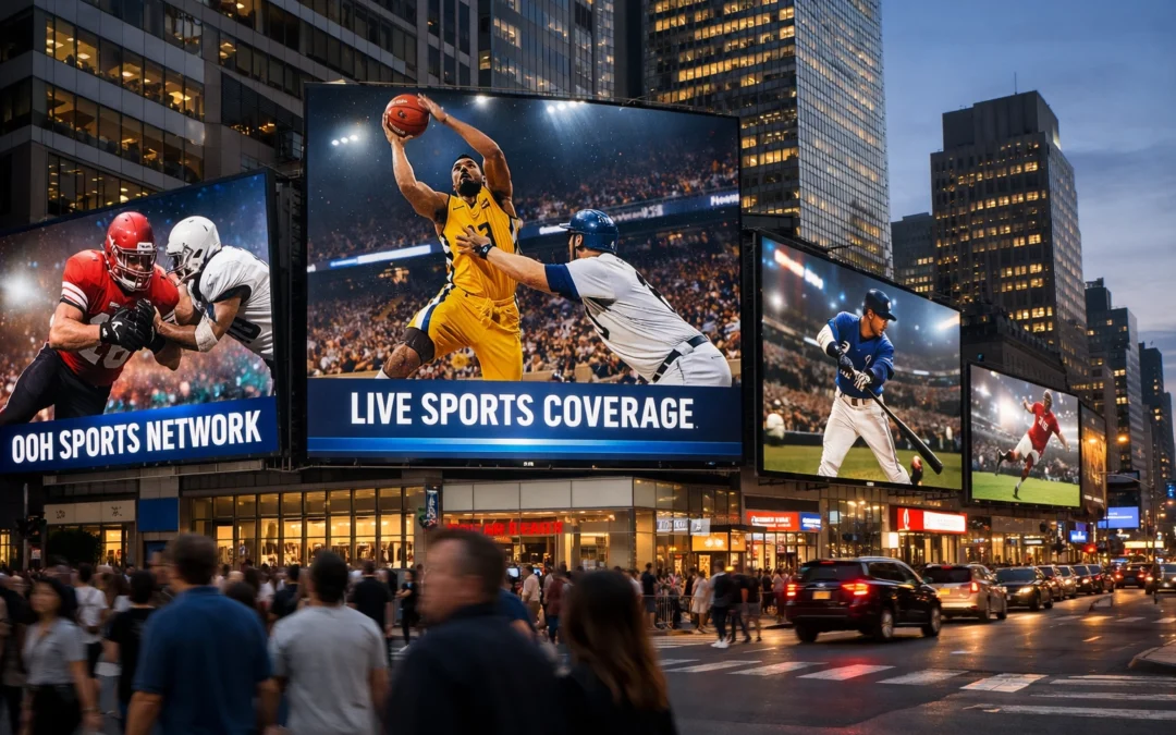 OOH Sports Network Expands to 25,000+ Digital Screens: What This Means for Sports Marketing in America
