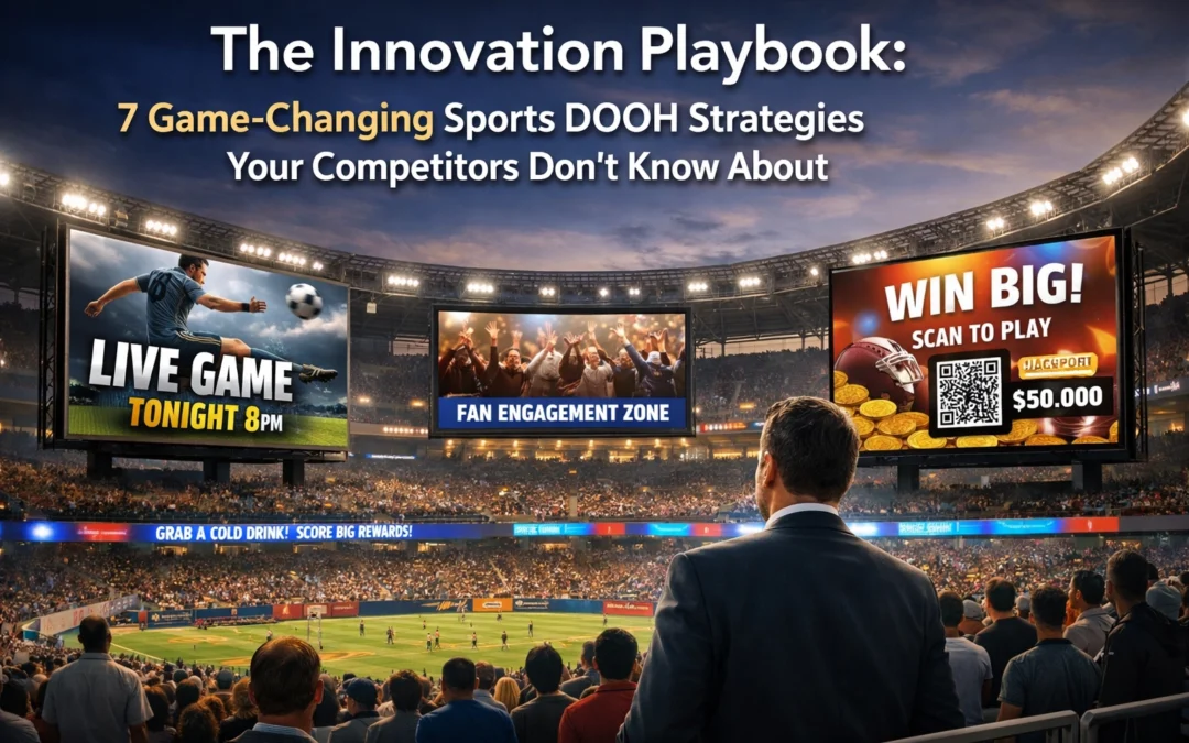 The Innovation Playbook: 7 Game-Changing Sports DOOH Strategies Your Competitors Don't Know About