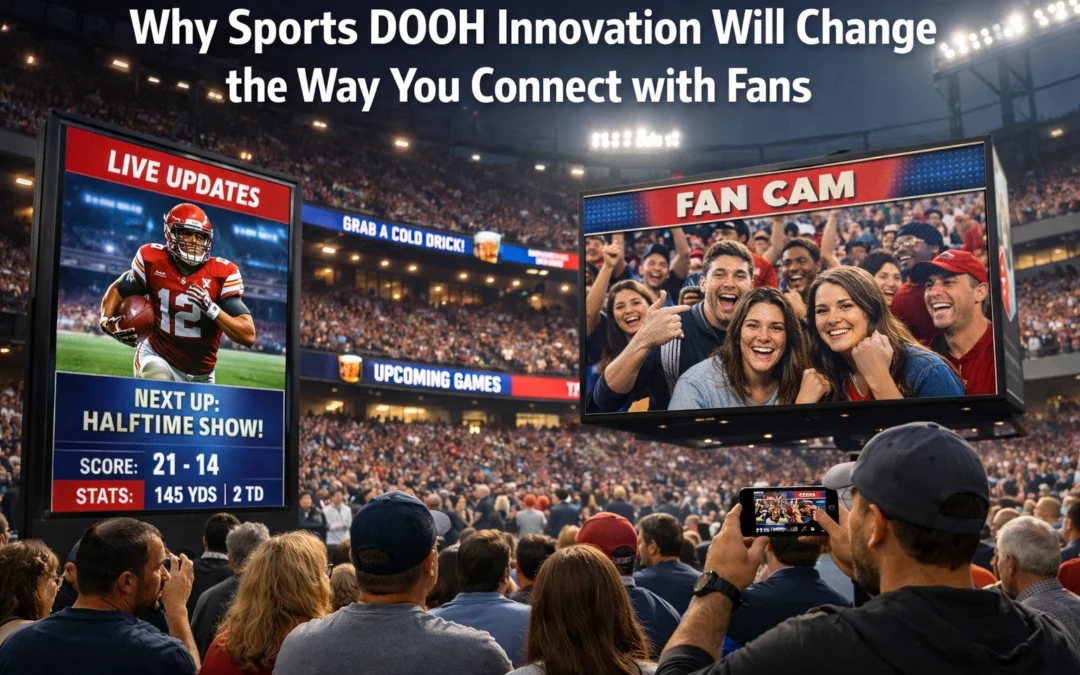 Why Sports DOOH Innovation Will Change the Way You Connect with Fans