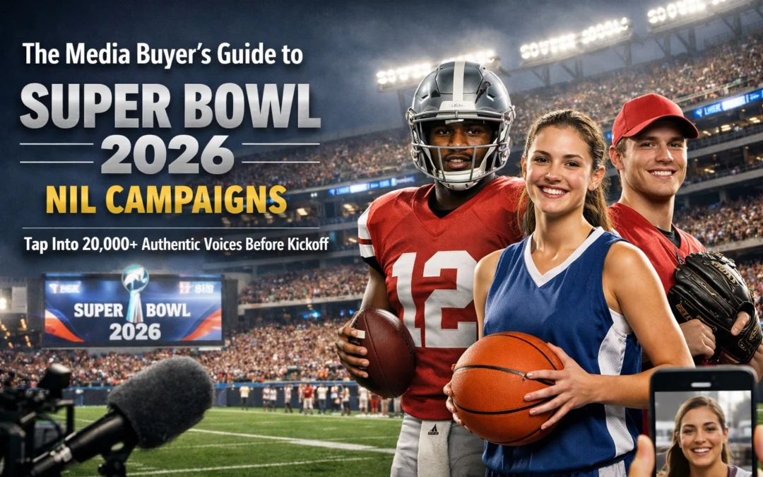 The Media Buyer’s Guide to Super Bowl 2026 NIL Campaigns: Tap Into 20,000+ Authentic Voices Before Kickoff