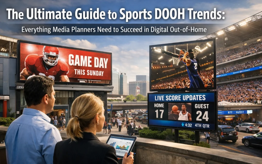 The Ultimate Guide to Sports DOOH Trends: Everything Media Planners Need to Succeed in Digital Out-of-Home