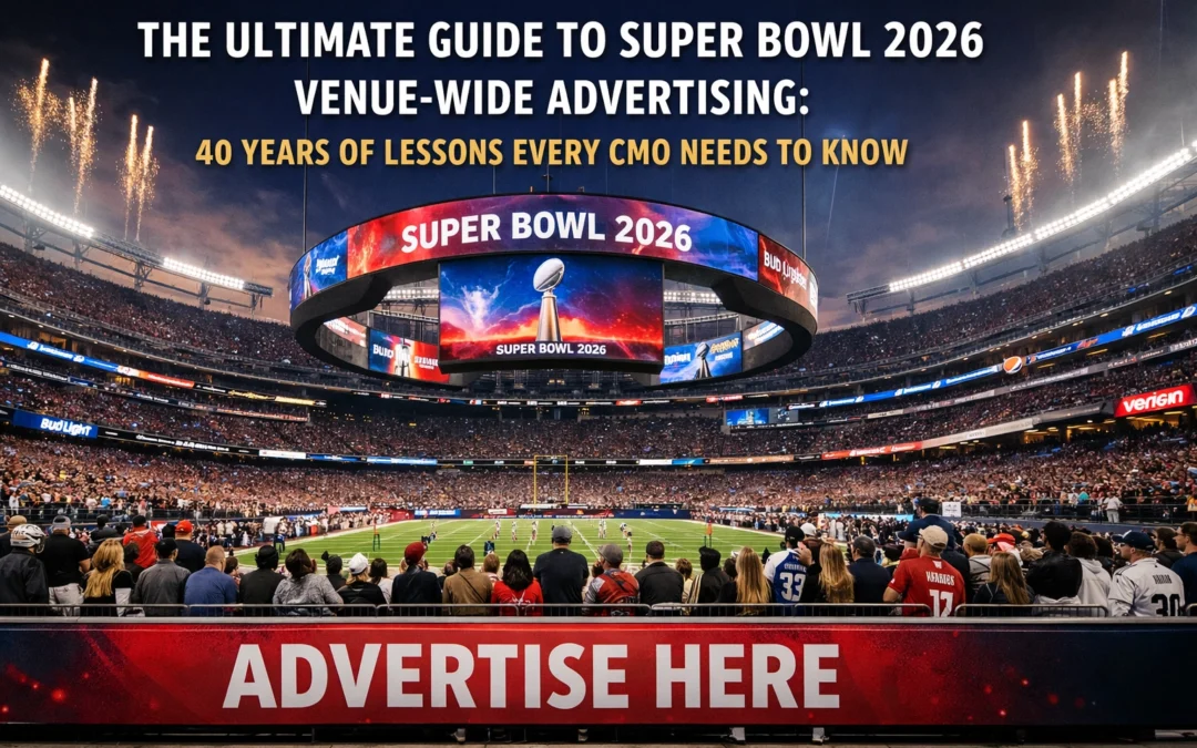 The Ultimate Guide to Super Bowl 2026 Venue-Wide Advertising: 40 Years of Lessons Every CMO Needs to Know