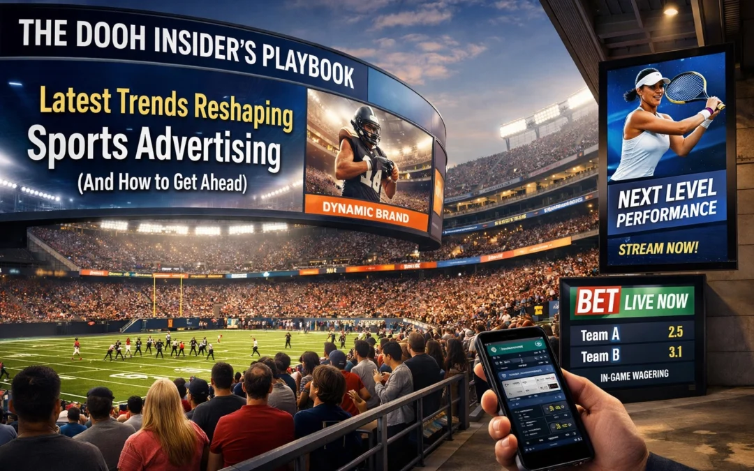 The DOOH Insider’s Playbook: Latest Trends Reshaping Sports Advertising (And How to Get Ahead)