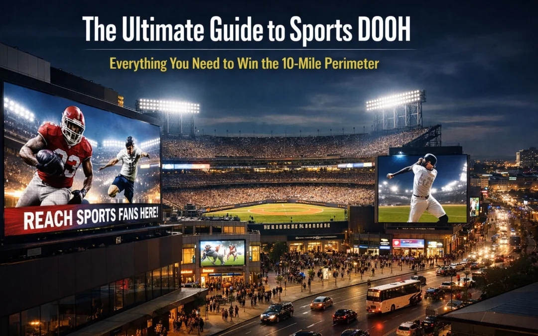 The Ultimate Guide to Sports DOOH: Everything You Need to Win the 10-Mile Perimeter