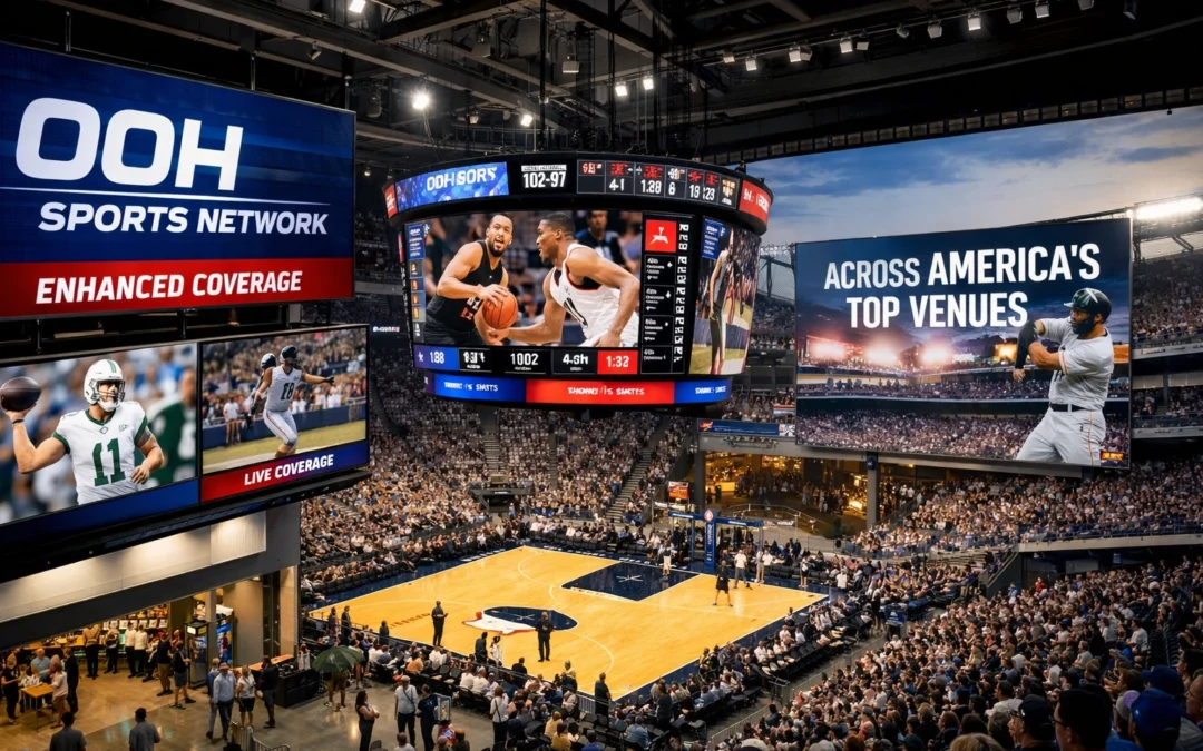 Sports Media Innovation: OOH Sports Network Unveils Enhanced Coverage Across America's Top Venues