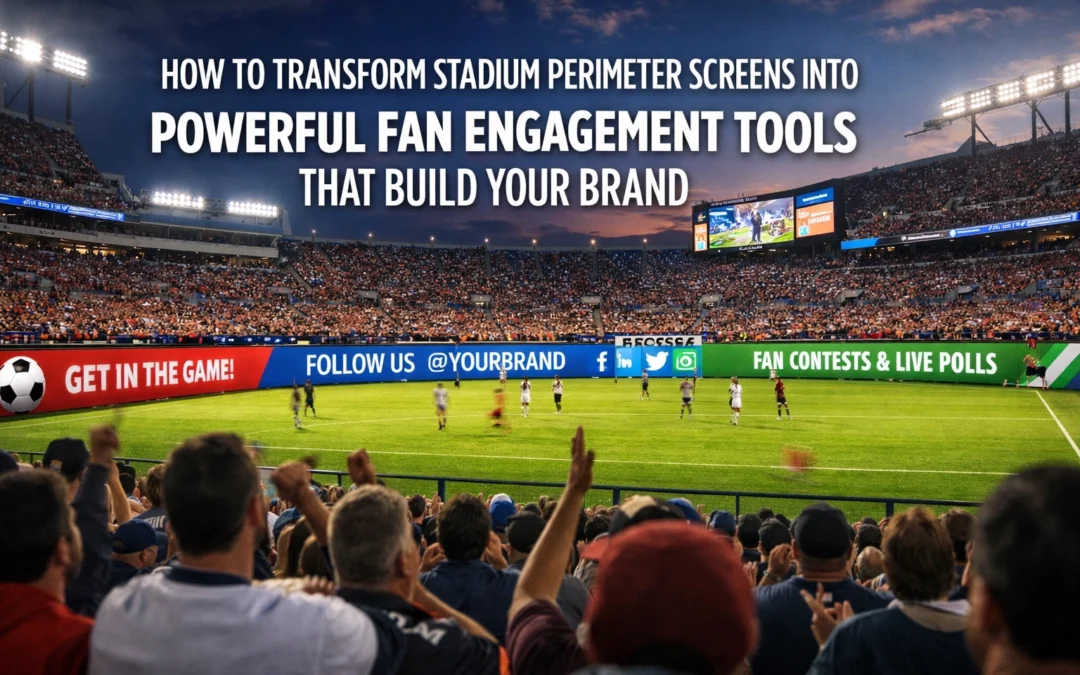 How to Transform Stadium Perimeter Screens Into Powerful Fan Engagement Tools That Build Your Brand