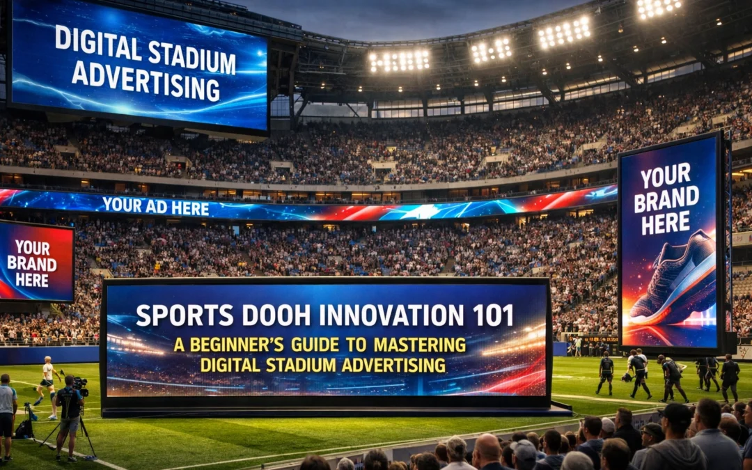 Sports DOOH Innovation 101: A Beginner’s Guide to Mastering Digital Stadium Advertising