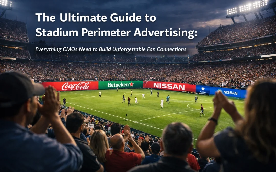 The Ultimate Guide to Stadium Perimeter Advertising: Everything CMOs Need to Build Unforgettable Fan Connections