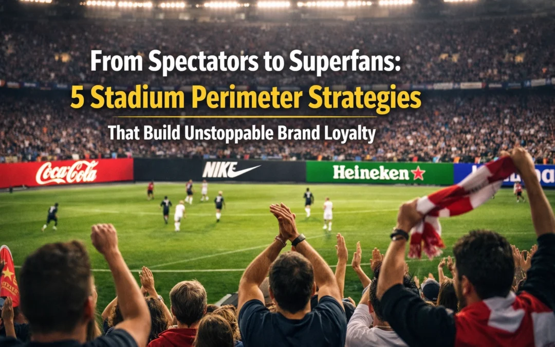 From Spectators to Superfans: 5 Stadium Perimeter Strategies That Build Unstoppable Brand Loyalty