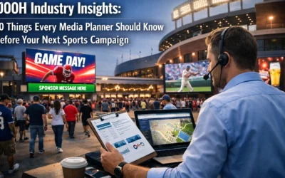 DOOH Industry Insights: 10 Things Every Media Planner Should Know Before Your Next Sports Campaign