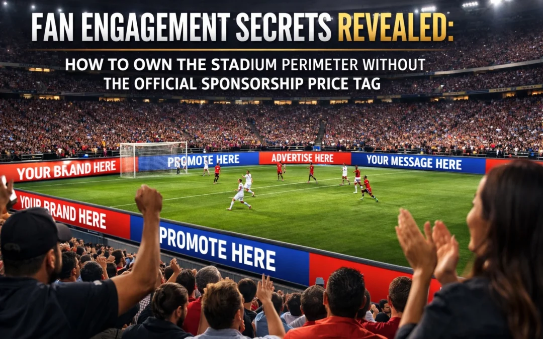 Fan Engagement Secrets Revealed: How to Own the Stadium Perimeter Without the Official Sponsorship Price Tag