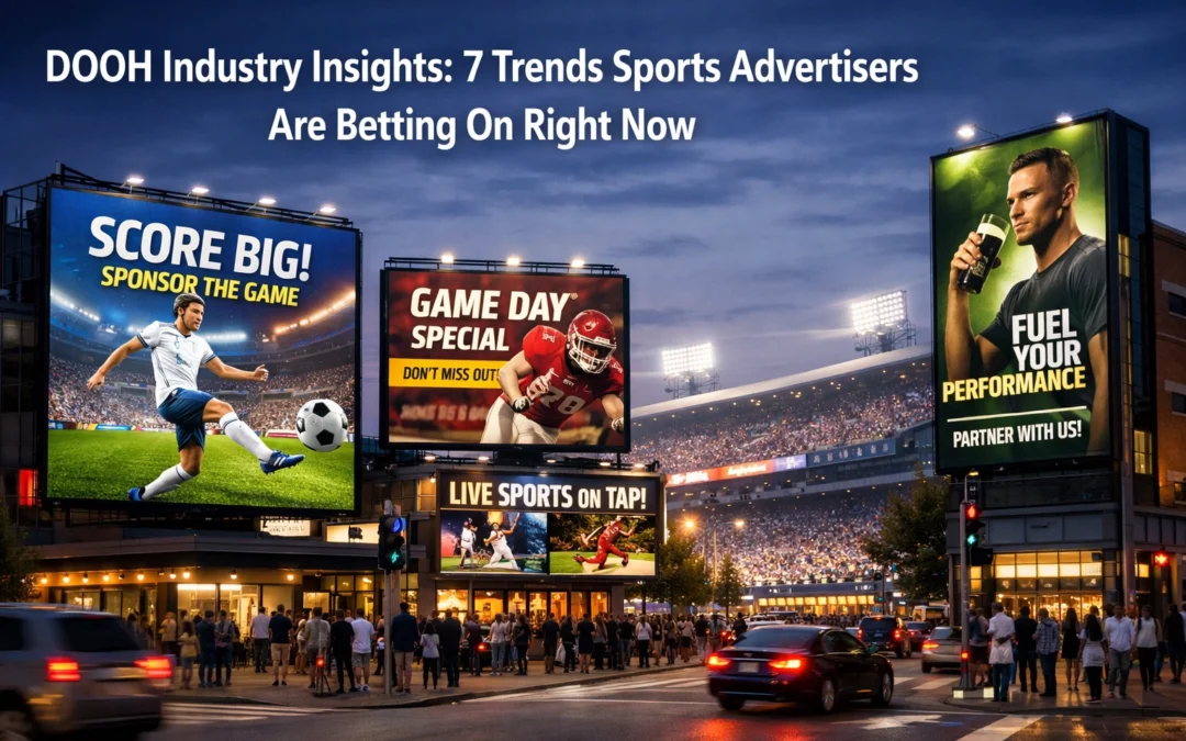 DOOH Industry Insights: 7 Trends Sports Advertisers Are Betting On Right Now