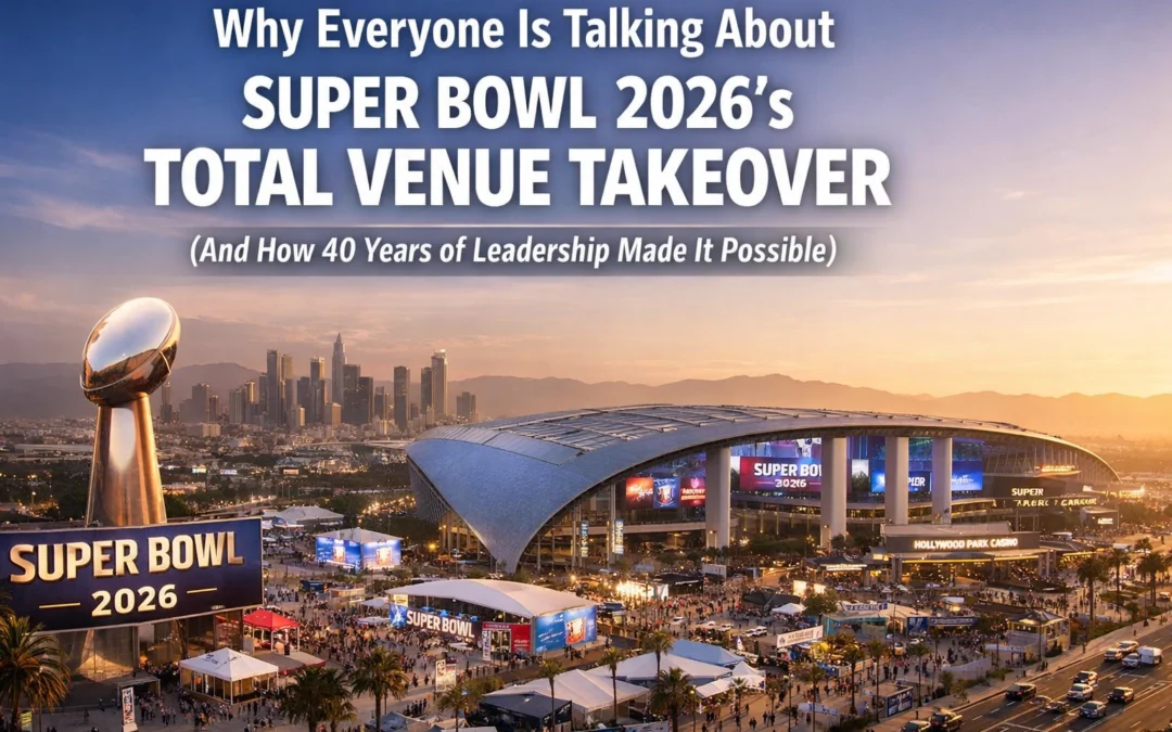 Why Everyone Is Talking About Super Bowl 2026's Total Venue Takeover (And How 40 Years of Leadership Made It Possible)