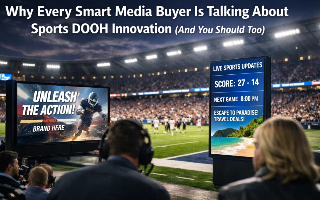 Why Every Smart Media Buyer Is Talking About Sports DOOH Innovation (And You Should Too)