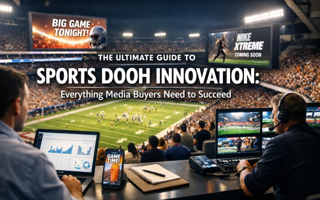 The Ultimate Guide to Sports DOOH Innovation: Everything Media Buyers Need to Succeed