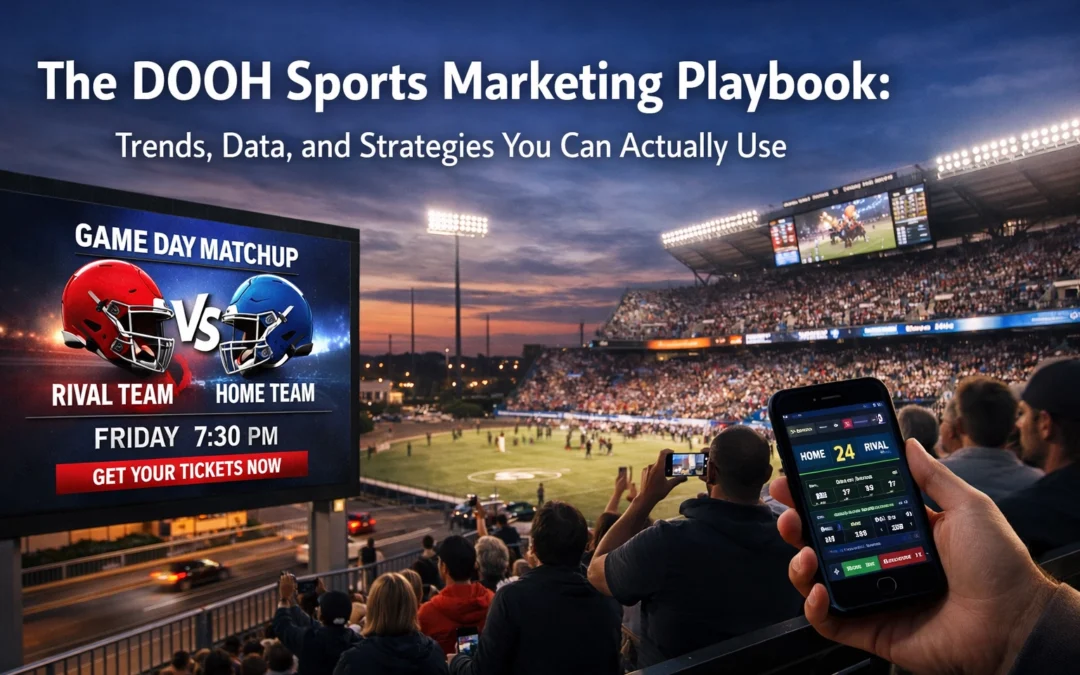 The DOOH Sports Marketing Playbook: Trends, Data, and Strategies You Can Actually Use