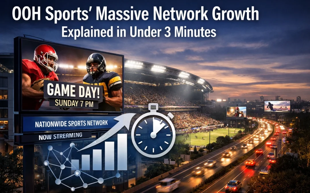 OOH Sports’ Massive Network Growth Explained in Under 3 Minutes