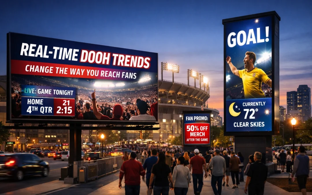 Why Real-Time DOOH Trends Will Change the Way You Reach Fans