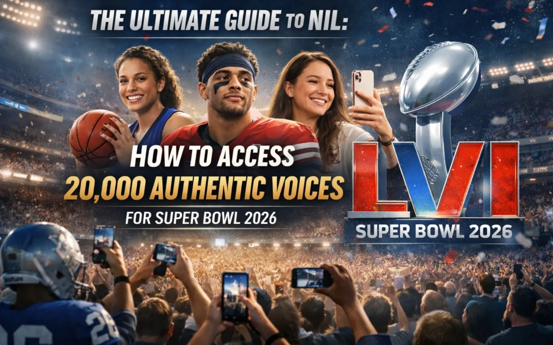 The Ultimate Guide to NIL: How to Access 20,000 Authentic Voices for Super Bowl 2026