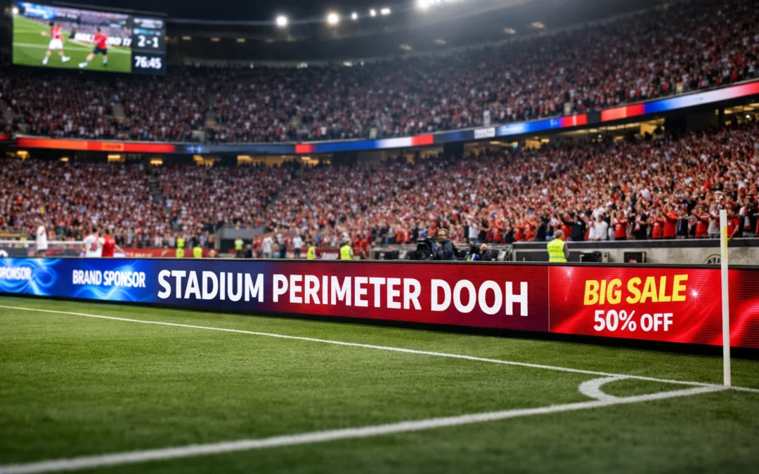 Looking for Fan Engagement Strategies? Here Are 10 Things You Should Know About Stadium Perimeter DOOH